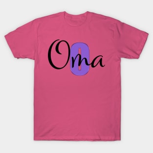 Monogram Oma print T-Shirt